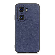 Coque Luxe Cuir Housse Etui B03H pour Huawei Honor 60 Pro 5G Bleu