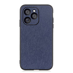 Coque Luxe Cuir Housse Etui B03H pour Huawei Honor 60 SE 5G Bleu