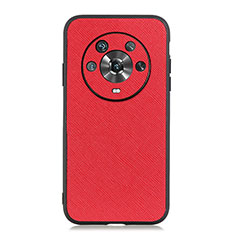 Coque Luxe Cuir Housse Etui B03H pour Huawei Honor Magic4 5G Rouge