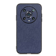 Coque Luxe Cuir Housse Etui B03H pour Huawei Honor Magic4 Pro 5G Bleu