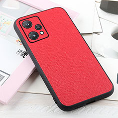 Coque Luxe Cuir Housse Etui B03H pour Realme 9 Pro 5G Rouge