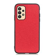 Coque Luxe Cuir Housse Etui B03H pour Samsung Galaxy A13 4G Rouge