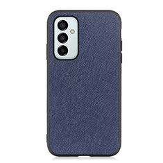 Coque Luxe Cuir Housse Etui B03H pour Samsung Galaxy F23 5G Bleu