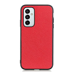 Coque Luxe Cuir Housse Etui B03H pour Samsung Galaxy F23 5G Rouge