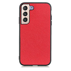 Coque Luxe Cuir Housse Etui B03H pour Samsung Galaxy S21 5G Rouge