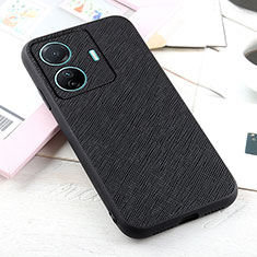 Coque Luxe Cuir Housse Etui B03H pour Vivo iQOO Z6 Pro 5G Noir