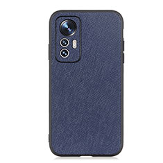 Coque Luxe Cuir Housse Etui B03H pour Xiaomi Mi 12 5G Bleu