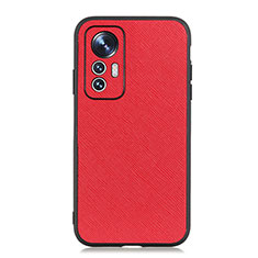 Coque Luxe Cuir Housse Etui B03H pour Xiaomi Mi 12S 5G Rouge