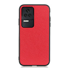 Coque Luxe Cuir Housse Etui B03H pour Xiaomi Redmi K50 5G Rouge