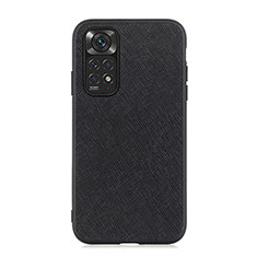 Coque Luxe Cuir Housse Etui B03H pour Xiaomi Redmi Note 11 4G (2022) Noir