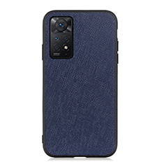 Coque Luxe Cuir Housse Etui B03H pour Xiaomi Redmi Note 12 Pro 4G Bleu