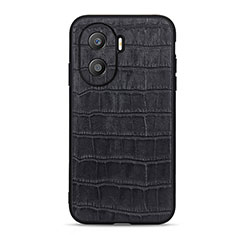 Coque Luxe Cuir Housse Etui B04H pour Huawei Honor X40i 5G Noir