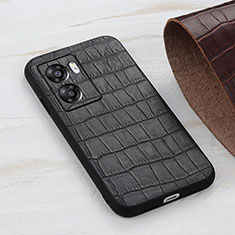 Coque Luxe Cuir Housse Etui B04H pour Realme Q5i 5G Noir