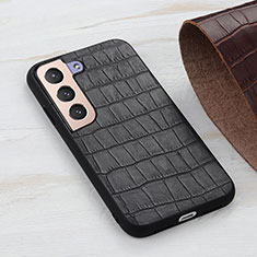 Coque Luxe Cuir Housse Etui B04H pour Samsung Galaxy S21 Plus 5G Noir