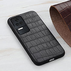 Coque Luxe Cuir Housse Etui B04H pour Xiaomi Redmi K50 5G Noir