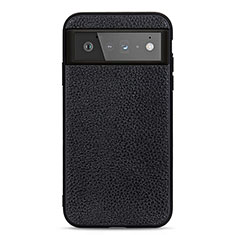 Coque Luxe Cuir Housse Etui B05H pour Google Pixel 6 5G Noir