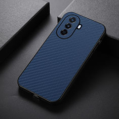 Coque Luxe Cuir Housse Etui B05H pour Huawei Nova Y70 Bleu