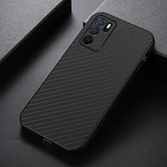 Coque Luxe Cuir Housse Etui B05H pour Oppo A16s Noir