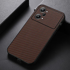 Coque Luxe Cuir Housse Etui B05H pour Oppo K10 Pro 5G Marron