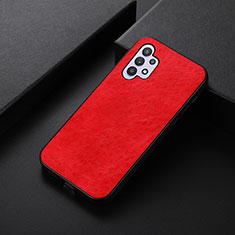 Coque Luxe Cuir Housse Etui B05H pour Samsung Galaxy M32 5G Rouge