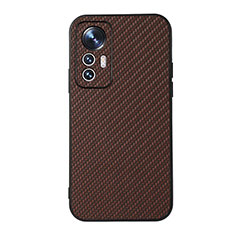 Coque Luxe Cuir Housse Etui B05H pour Xiaomi Mi 12 Lite 5G Marron