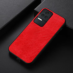 Coque Luxe Cuir Housse Etui B05H pour Xiaomi Redmi K50 5G Rouge