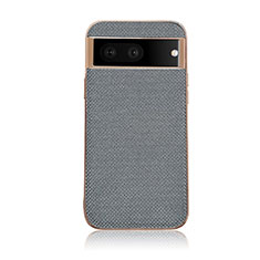 Coque Luxe Cuir Housse Etui B06H pour Google Pixel 6a 5G Gris