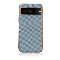 Coque Luxe Cuir Housse Etui B06H pour Google Pixel 7 5G Bleu