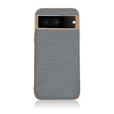 Coque Luxe Cuir Housse Etui B06H pour Google Pixel 7 5G Gris