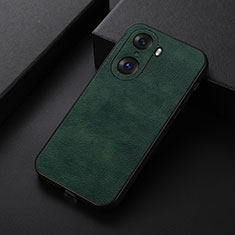 Coque Luxe Cuir Housse Etui B06H pour Huawei Honor 60 Pro 5G Vert