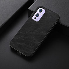 Coque Luxe Cuir Housse Etui B06H pour OnePlus 9 5G Noir