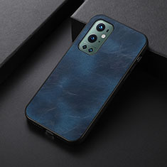 Coque Luxe Cuir Housse Etui B06H pour OnePlus 9 Pro 5G Bleu