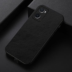 Coque Luxe Cuir Housse Etui B06H pour Oppo A36 Noir