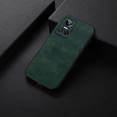 Coque Luxe Cuir Housse Etui B06H pour Realme GT Neo3 5G Vert