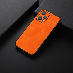 Coque Luxe Cuir Housse Etui B06H pour Realme Q5 5G Orange