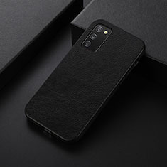 Coque Luxe Cuir Housse Etui B06H pour Samsung Galaxy A02s Noir