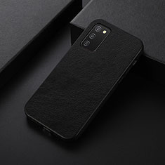 Coque Luxe Cuir Housse Etui B06H pour Samsung Galaxy A03s Noir