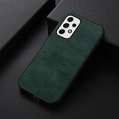 Coque Luxe Cuir Housse Etui B06H pour Samsung Galaxy A23 4G Vert