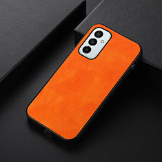 Coque Luxe Cuir Housse Etui B06H pour Samsung Galaxy M23 5G Orange