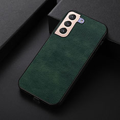 Coque Luxe Cuir Housse Etui B06H pour Samsung Galaxy S21 5G Vert