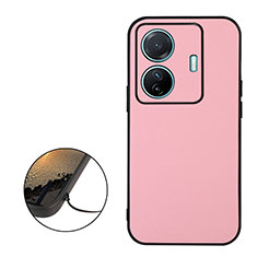 Coque Luxe Cuir Housse Etui B06H pour Vivo T1 5G Rose