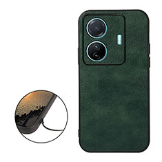 Coque Luxe Cuir Housse Etui B06H pour Vivo T1 5G Vert