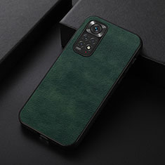 Coque Luxe Cuir Housse Etui B06H pour Xiaomi Redmi Note 11 4G (2022) Vert