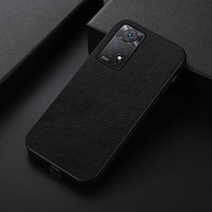 Coque Luxe Cuir Housse Etui B06H pour Xiaomi Redmi Note 11 Pro 5G Noir