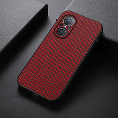 Coque Luxe Cuir Housse Etui B07H pour Huawei Honor 50 SE 5G Rouge