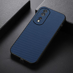 Coque Luxe Cuir Housse Etui B07H pour Huawei Honor 80 Pro 5G Bleu