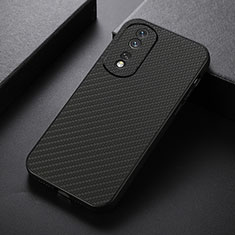 Coque Luxe Cuir Housse Etui B07H pour Huawei Honor 80 Pro 5G Noir