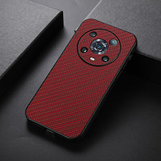 Coque Luxe Cuir Housse Etui B07H pour Huawei Honor Magic4 Pro 5G Rouge