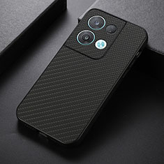 Coque Luxe Cuir Housse Etui B07H pour Oppo Reno8 Pro 5G Noir