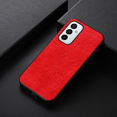 Coque Luxe Cuir Housse Etui B07H pour Samsung Galaxy F23 5G Rouge